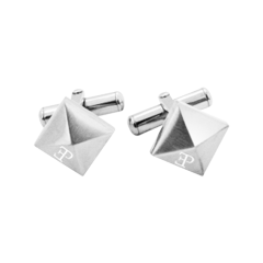 Cufflinks Fer A Cheval Studs SS Neg Ion